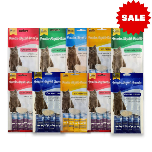 Golden Panda מבצע חטיפים שלוקים לחתולים 15 ב-₪119 גולדן פנדה