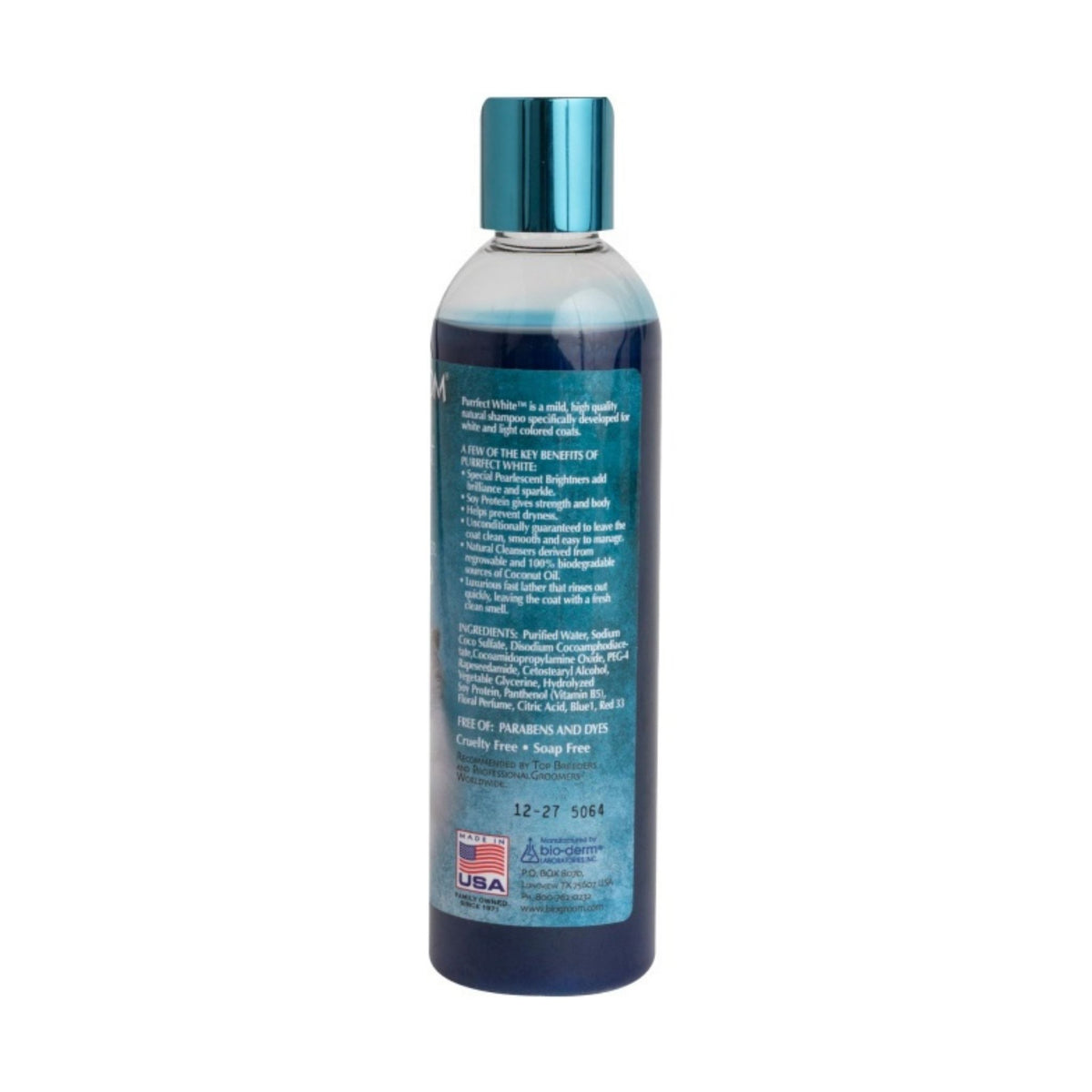 Bio-Groom ביוגרום שמפו אל-דמע לחתולים להבהרת פרווה לבנה ובהירה 236 מ״ל