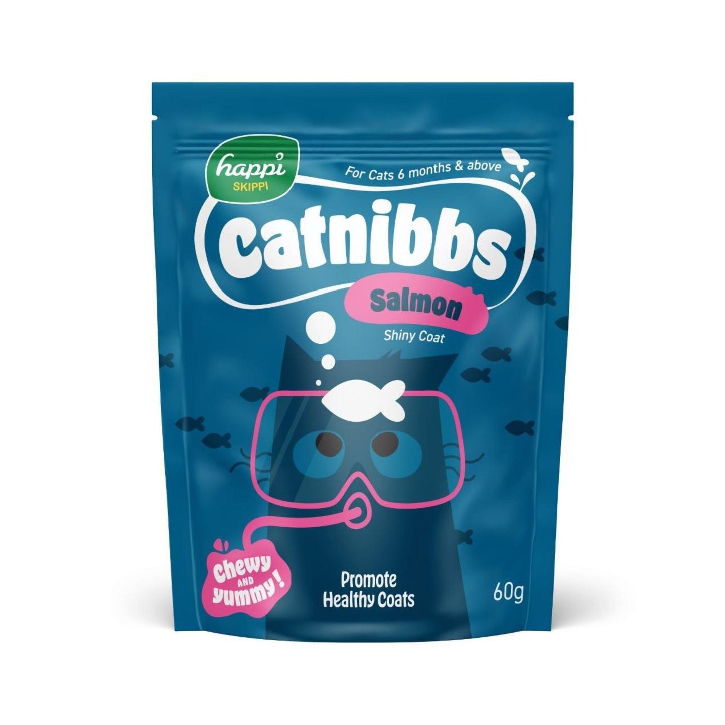 HAPPI SKIPPI - מבצע חטיפים לחתול הפי סקיפי 4 ב-₪69