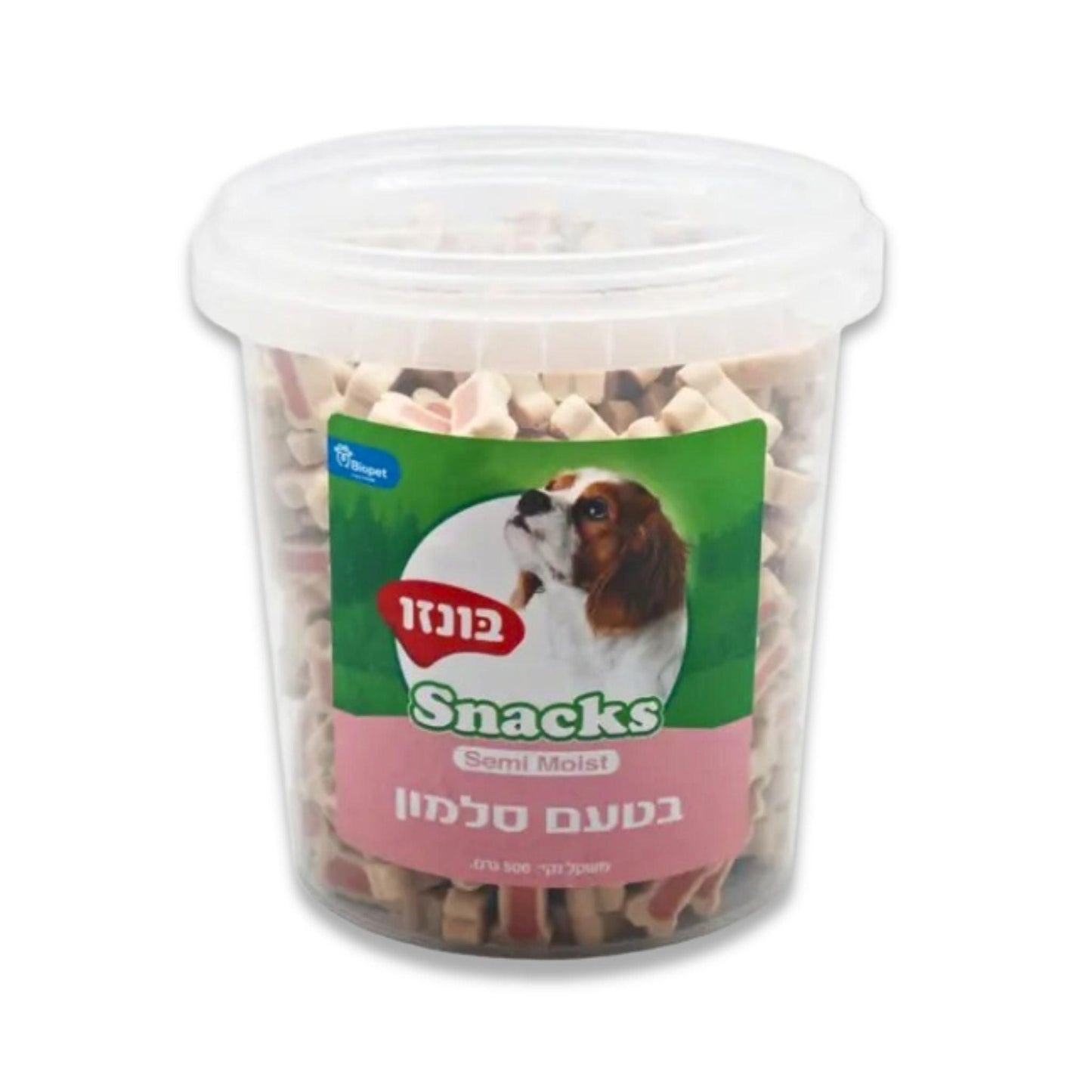 BONZO - בונזו חטיף רך לכלב סלמון 500 גרם