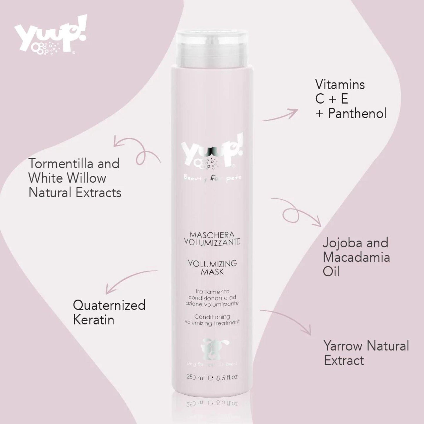YUUP YUUP Care and Volume Mask for Dogs and Cats 250 ml