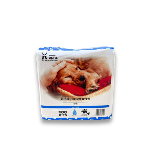 GOLDEN PANDA פדים לכלבים 100 יחידות גולדן פנדה
