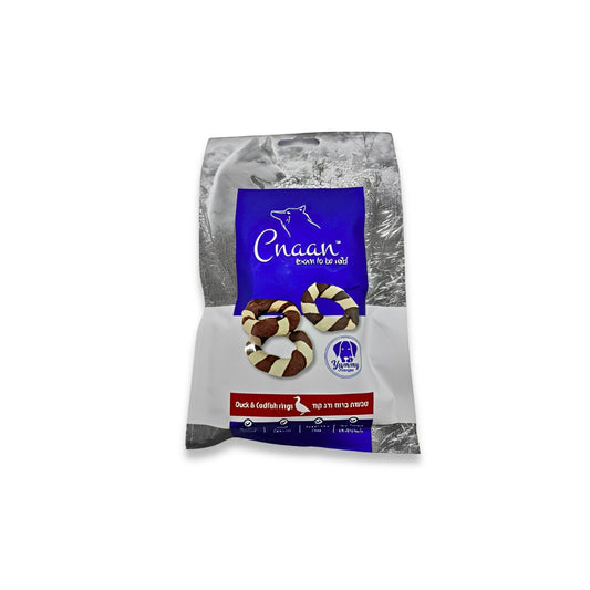 Cnaan Snacks Duck and Cod Fish Rings 100 grams