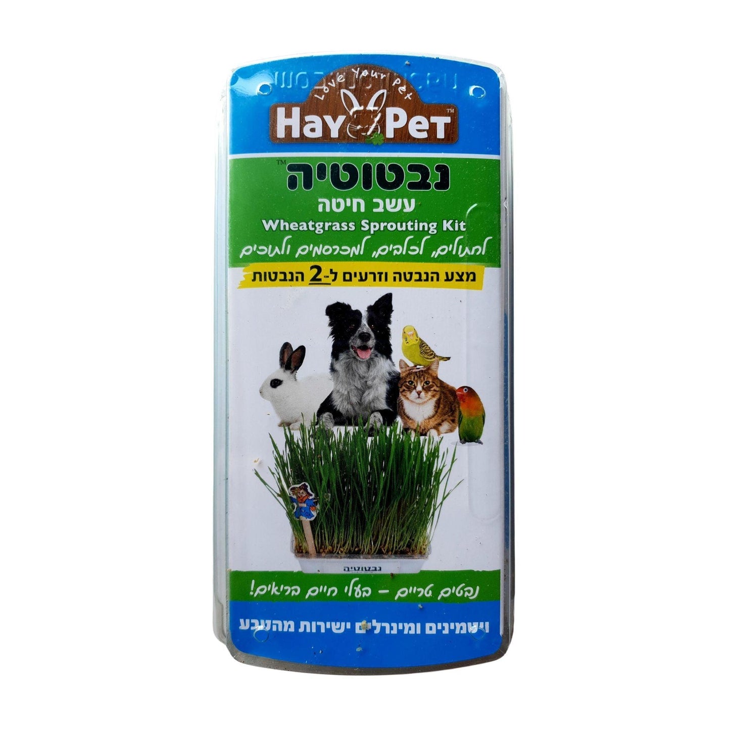 Hay Pet Hay Pet Трава для собак, кошек и грызунов Органическая пшеничная трава Nepeta