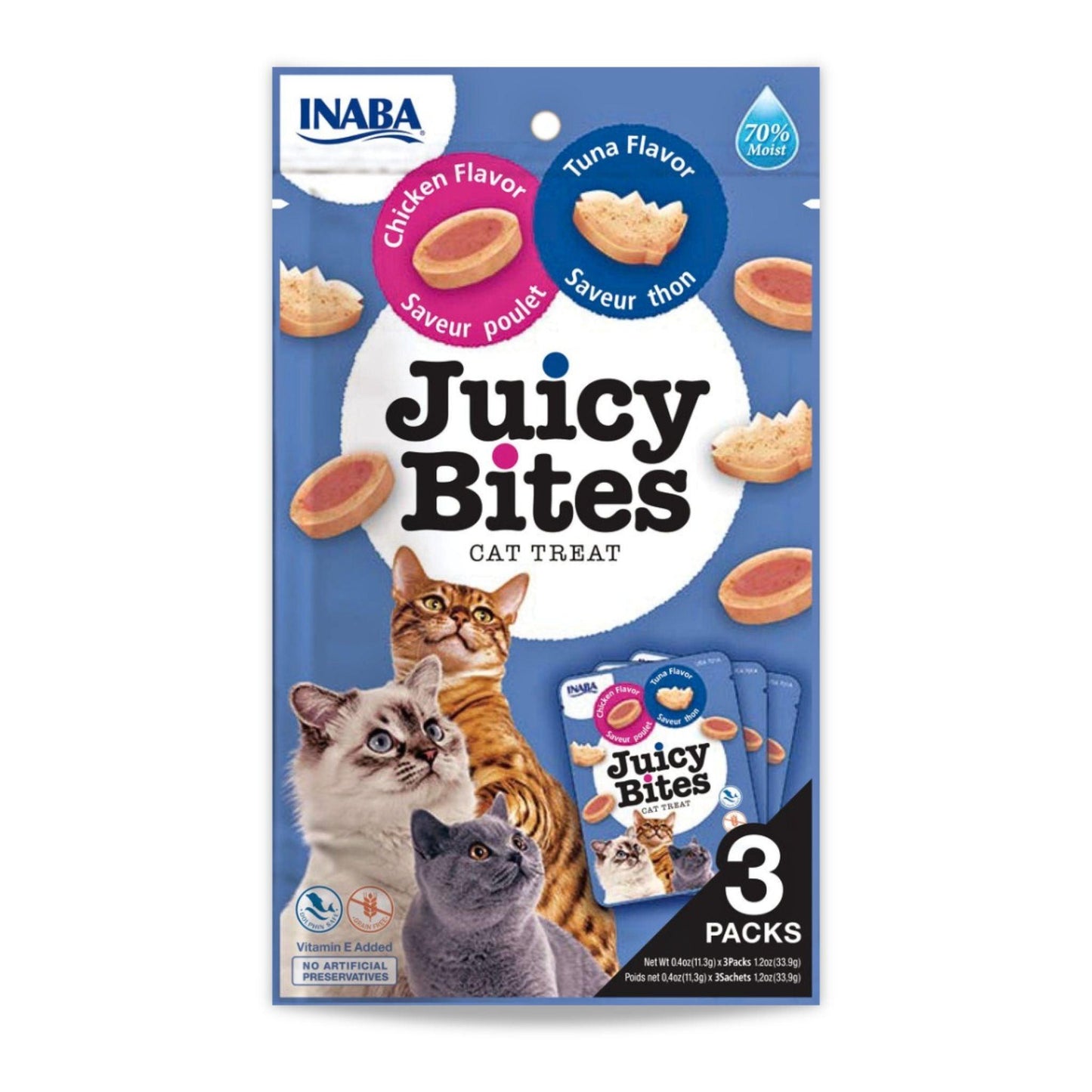 INABA - Juicy Bites מבצע אינאבה גוסי בייטס 3 חטיפים ב-₪54