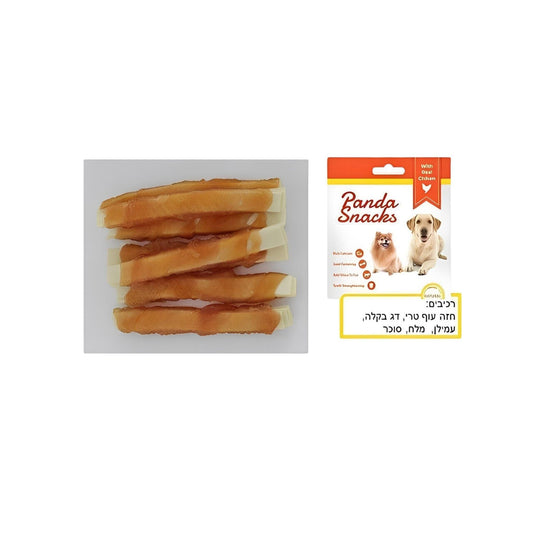 Golden Panda Закуски для собак Куриные палочки и треска 80 г