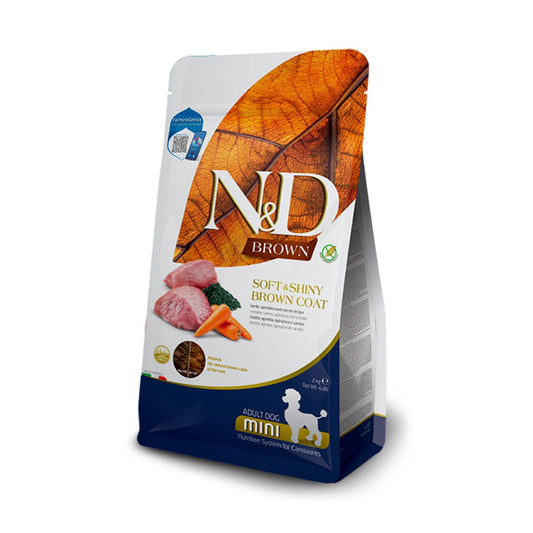 N&D נטורל אנד דלישס אוכל לכלב בוגר קטן כבש 2 ק”ג