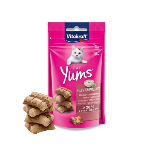 VitaKraft - ויטקראפט חטיף לחתולים נקניקיות כבד 40 גרם