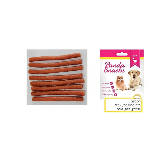 Golden Panda Mini Duck Sandwich 80g - A soft and nutritious panda snack for dogs