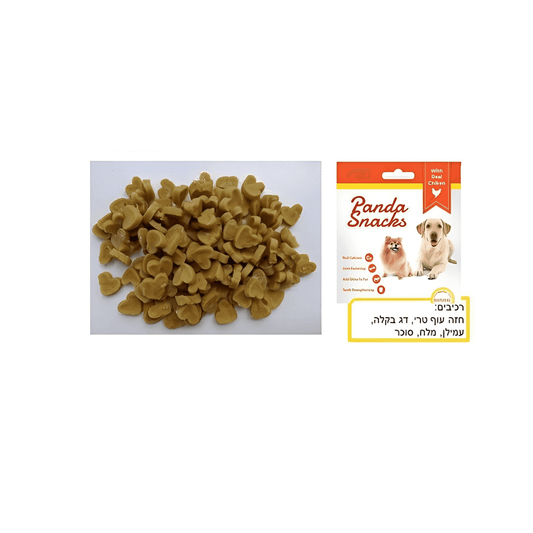 Golden Panda Chicken Hearts and Cod 80g Panda Soft Snacks for Dogs