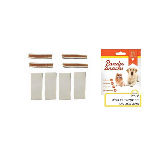 Golden Panda закуски для собак Мини-сэндвич с курицей и треской 80 г