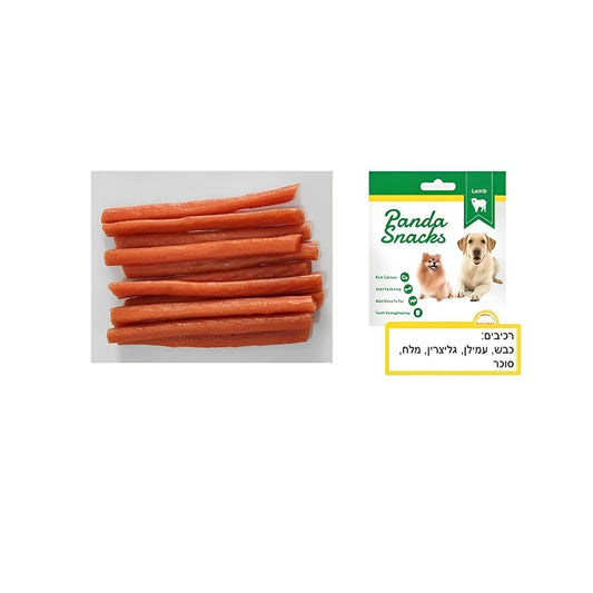 Golden Panda Lamb Sticks 80g Soft Panda Snacks for Dogs