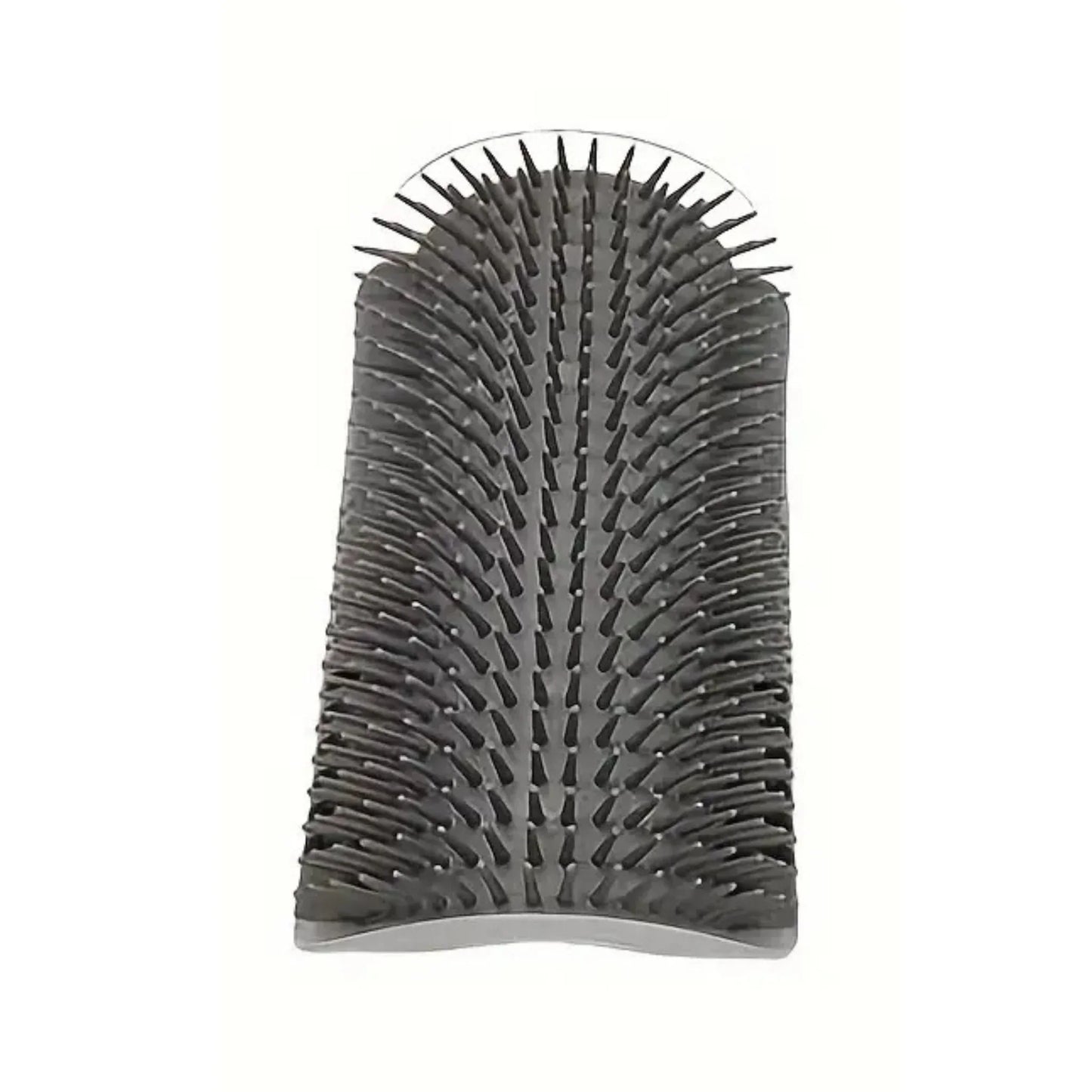 Wall-mounted massage brush for cats with comb