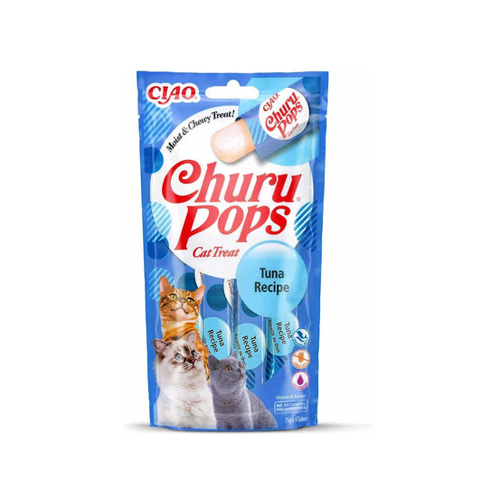 INABA - Churu Pops חטיף צ'ורו פופס טונה 60 גרם