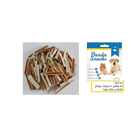 Golden Panda Мини сэндвич Закуска для собак с лососем и треской 80 г