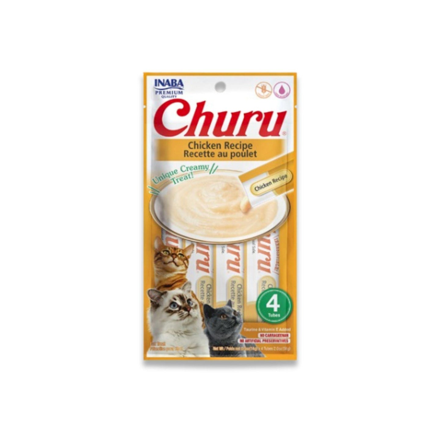 INABA - Churu חטיף צ'ורו לחתול עוף 56 גרם