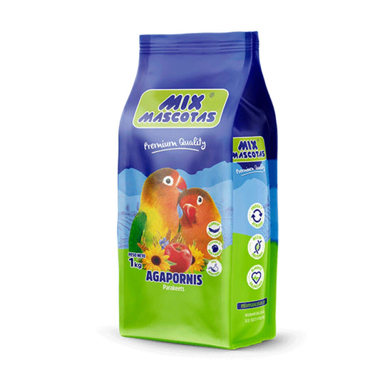 Mix Mascotas אוכל לציפורי אהבה וקוקטייל תערובת 4 ק״ג