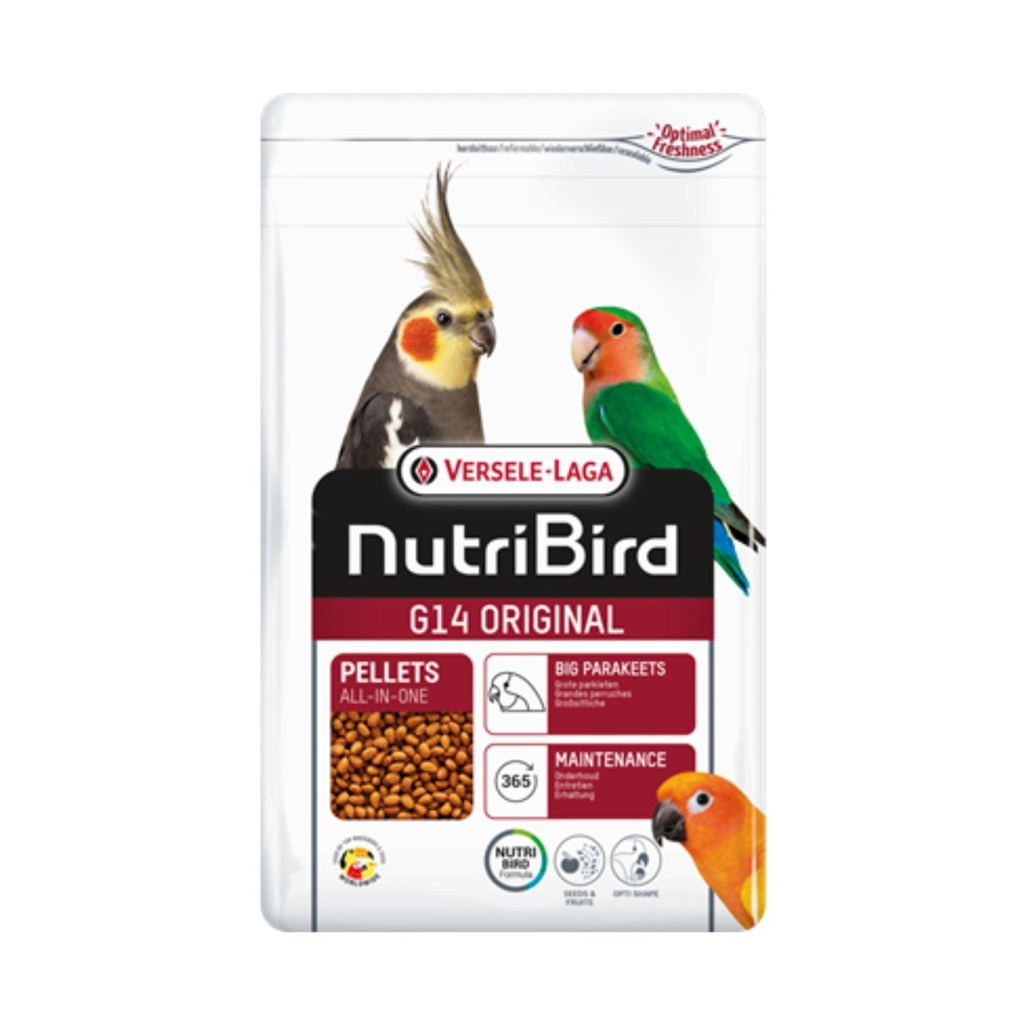 VERSELE LAGA G14 ורסלה לגה כופתיות לקוקטיילים וציפורי אהבה אוריג’ינל 1 ק”ג