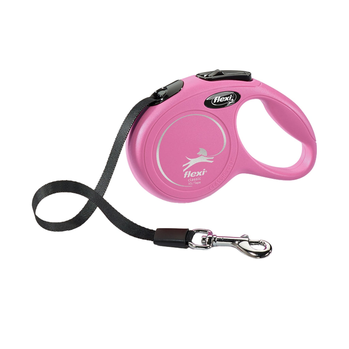 Flexi ורוד XS פלקסי רצועה נמתחת לכלב 3 מטר מידה