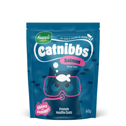 HAPPI SKIPPI - הפי סקיפי חטיף לחתול סלמון 60 גרם