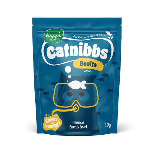 HAPPI SKIPPI - הפי סקיפי חטיף לחתול דג בוניטו 60 גרם
