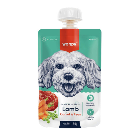 Wanpy Wanpy Mousse Liquid Snack for Dogs Lamb Chicken and Carrot 90g