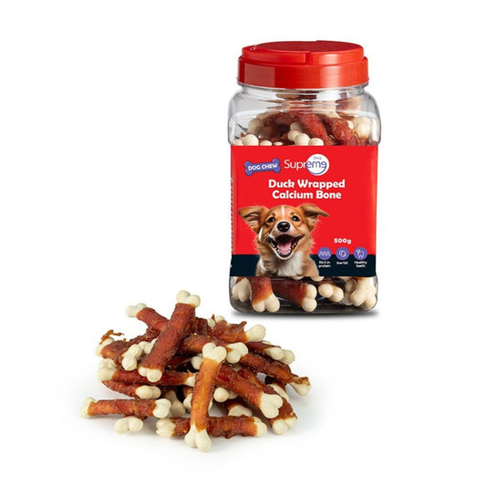 Supreme Dog - Supreme Dog Dog Snack Duck with Calcium 500 grams