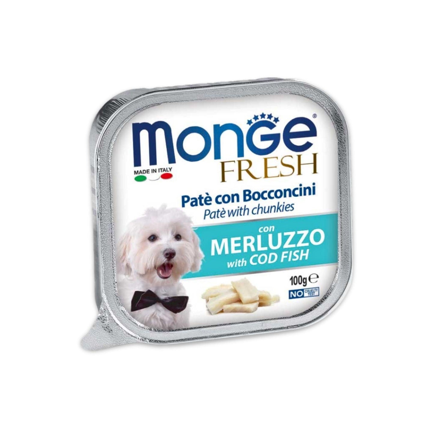 MONGE - Monge Fresh Cod Fish Feta Dog Treat 100 grams
