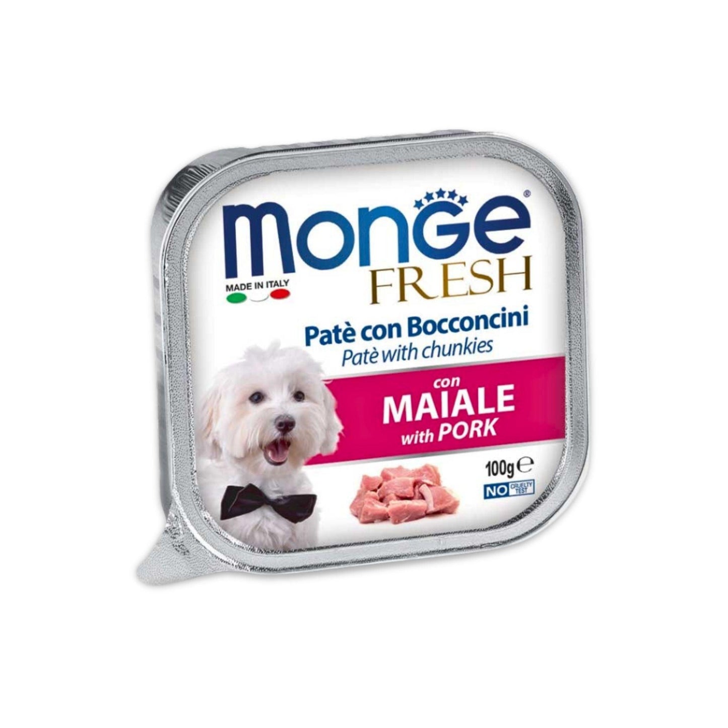 MONGE - Monge Fresh Pork Feta Dog Treat 100 grams