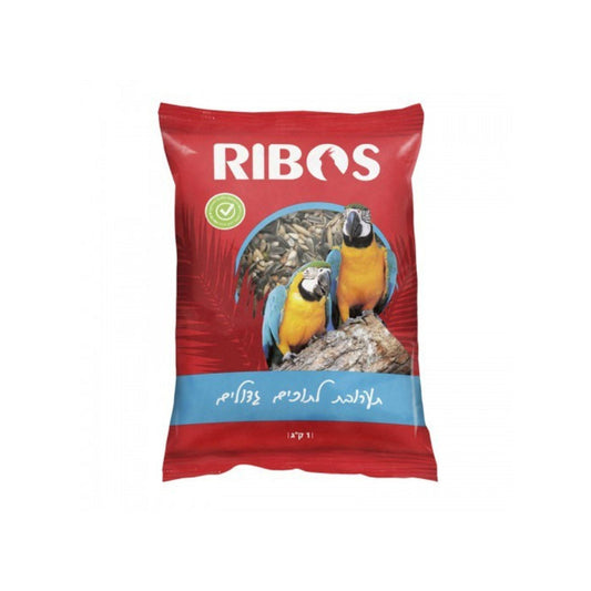 RIBOS ריבוס תערובת לתוכים גדולים 1 ק”ג