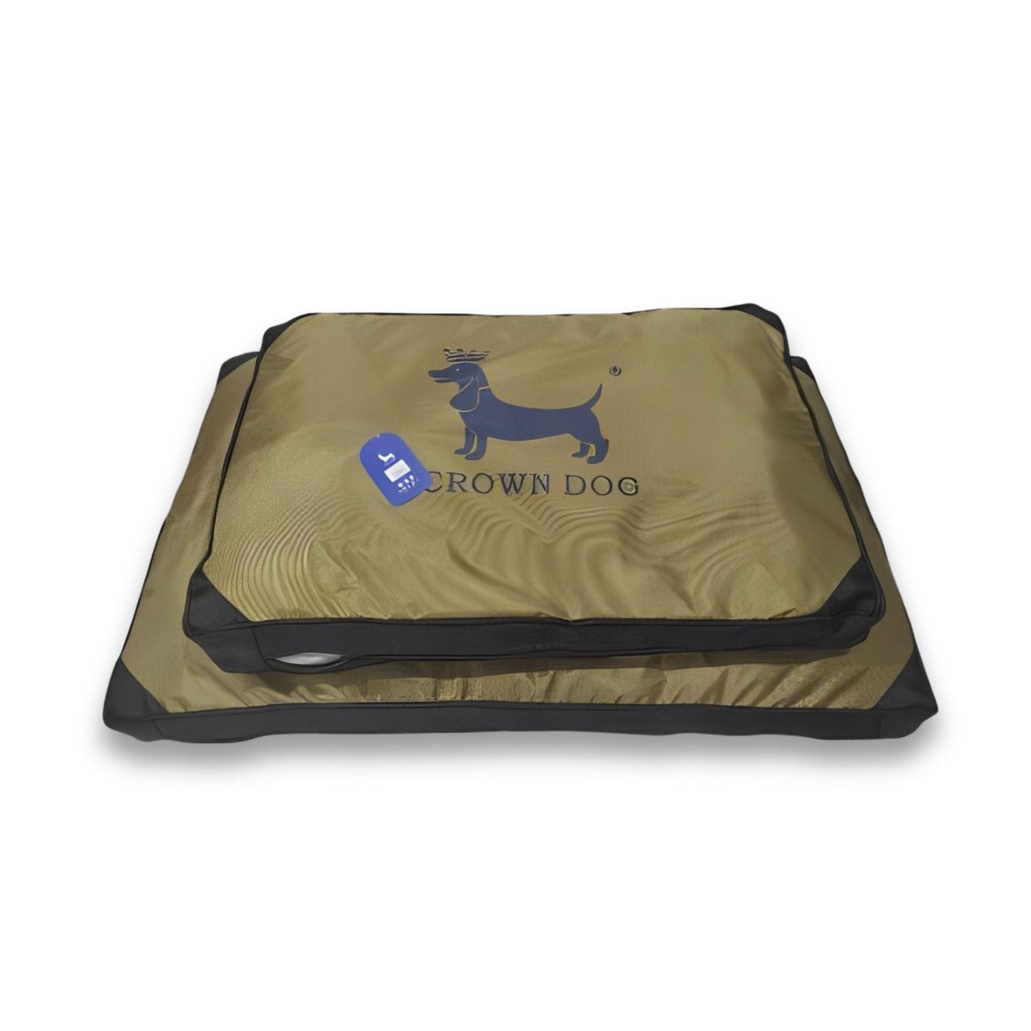 CROWN DOG מזרון לכלבים נגד מים בצבע זהב קראון דוג