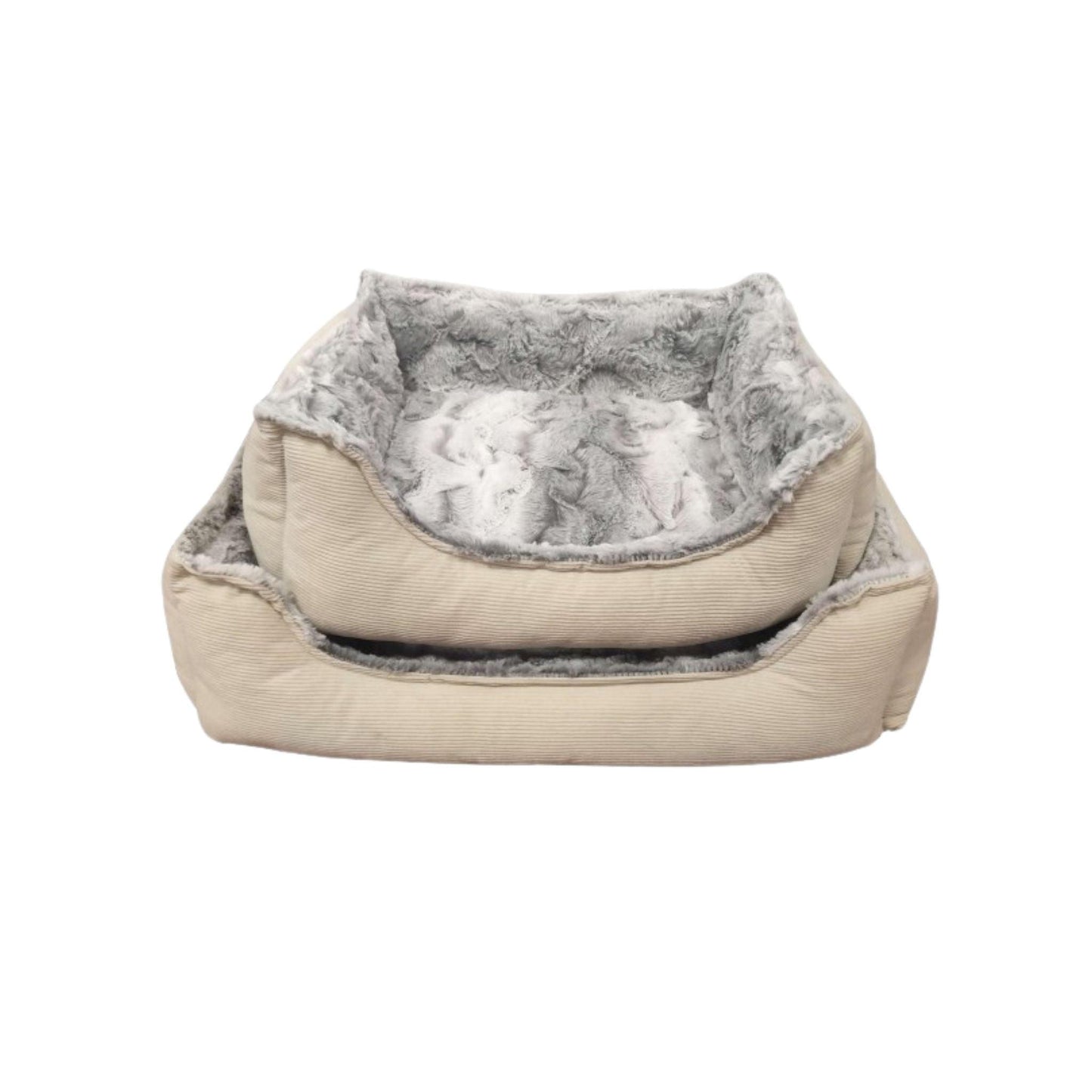 Hoofie - מיטת כלבים וחתולים מרובעת נוחה רכה ומפנקת