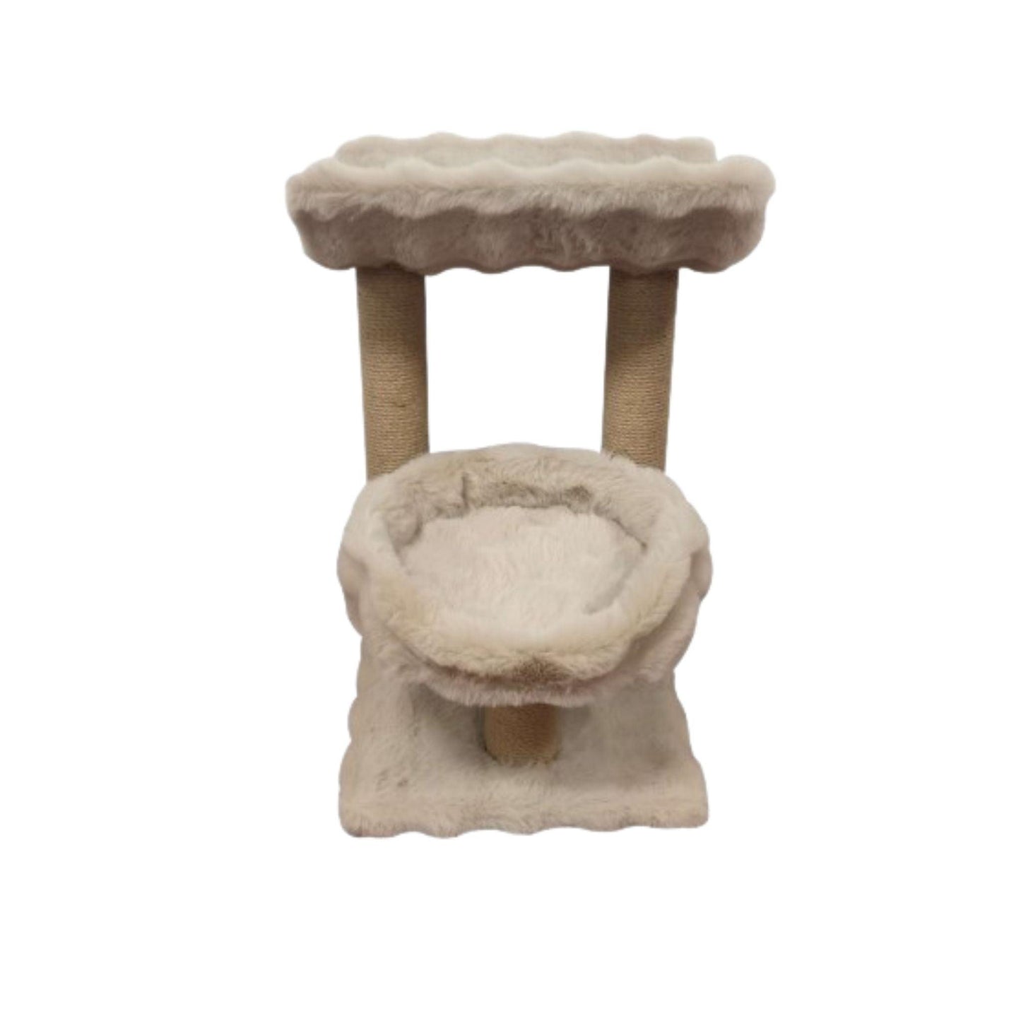 Hoofie - מתקן גירוד ומנוחה לחתולים עם מיטה וכורסה רכה