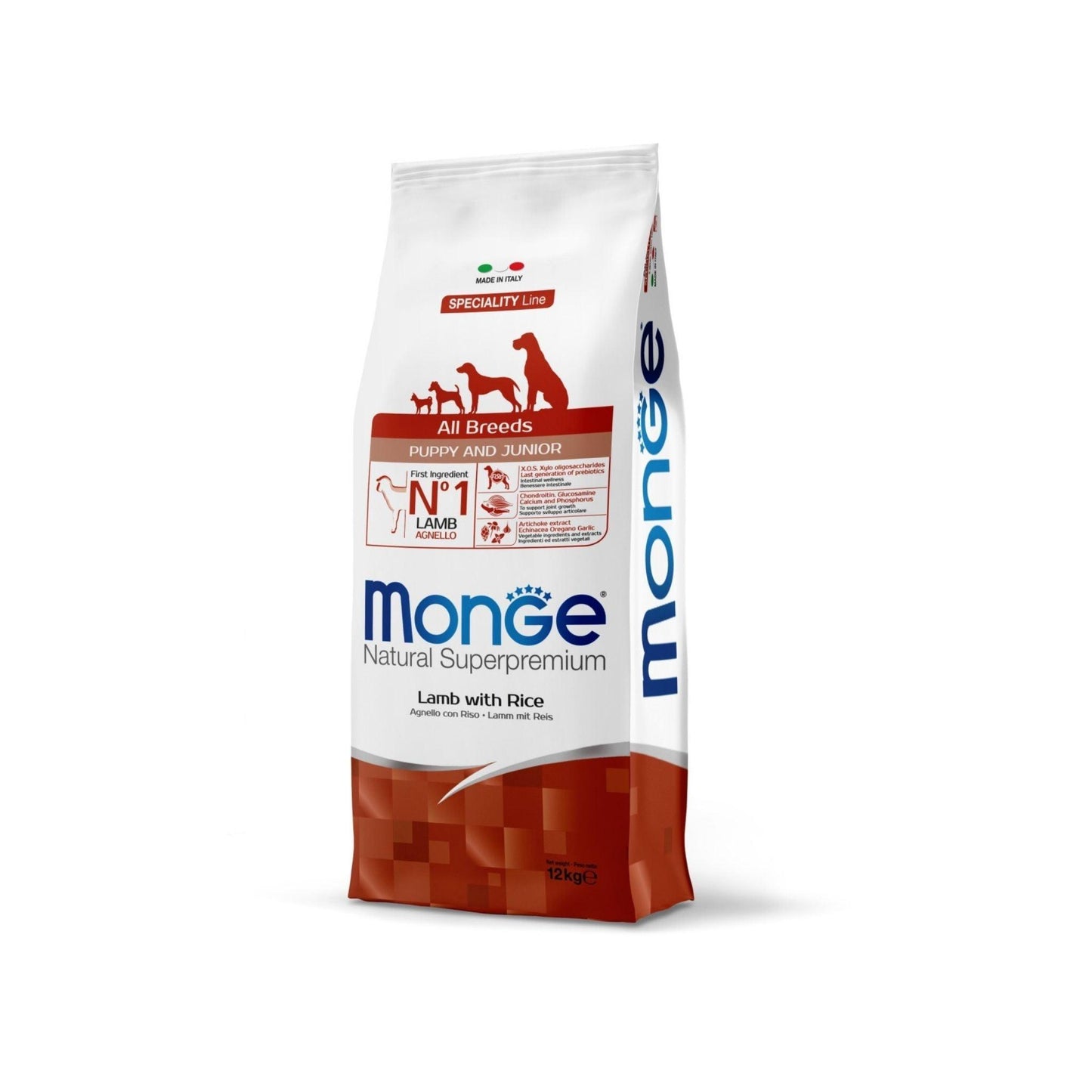 MONGE - Puppy and Junior Lamb 12 kg