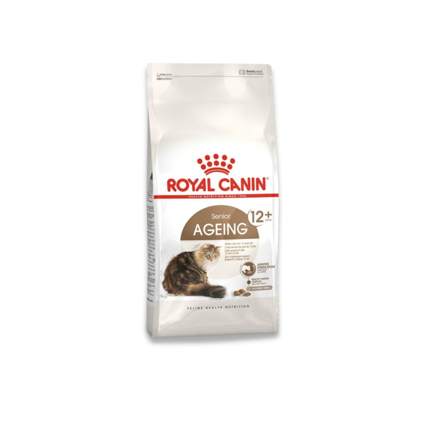 ROYAL CANIN Ageing +12 רויאל קנין אייג'ינג 12+ לחתול מבוגר 4 ק"ג