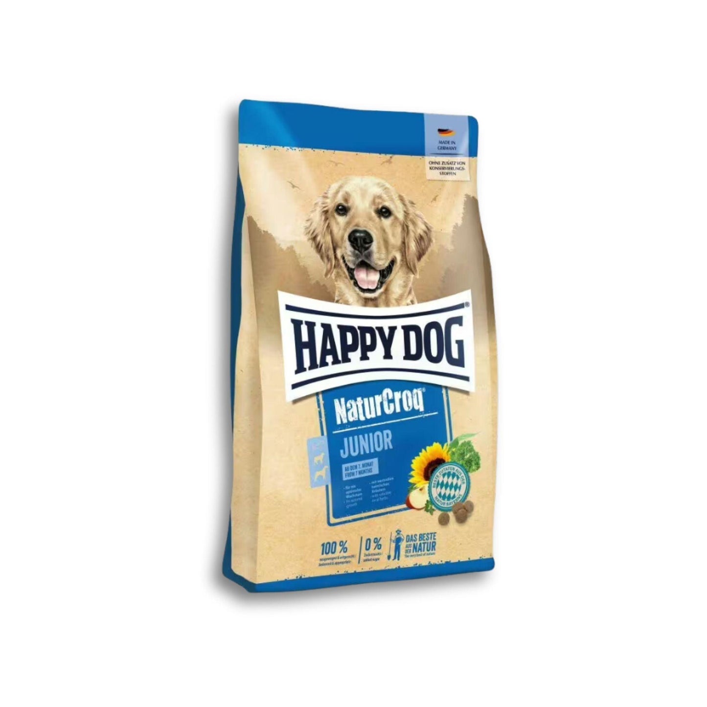 Happy Dog - NaturCroq Junior הפי דוג נייצ'ר קרוק ג'וניור 15 ק"ג לגורי כלבים מגיל 7 חודשים