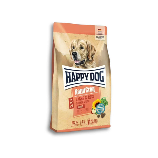 Happy Dog - NaturCroq Salmon הפי דוג לכלבים נייצ'ר קרוק סלמון 11 ק"ג