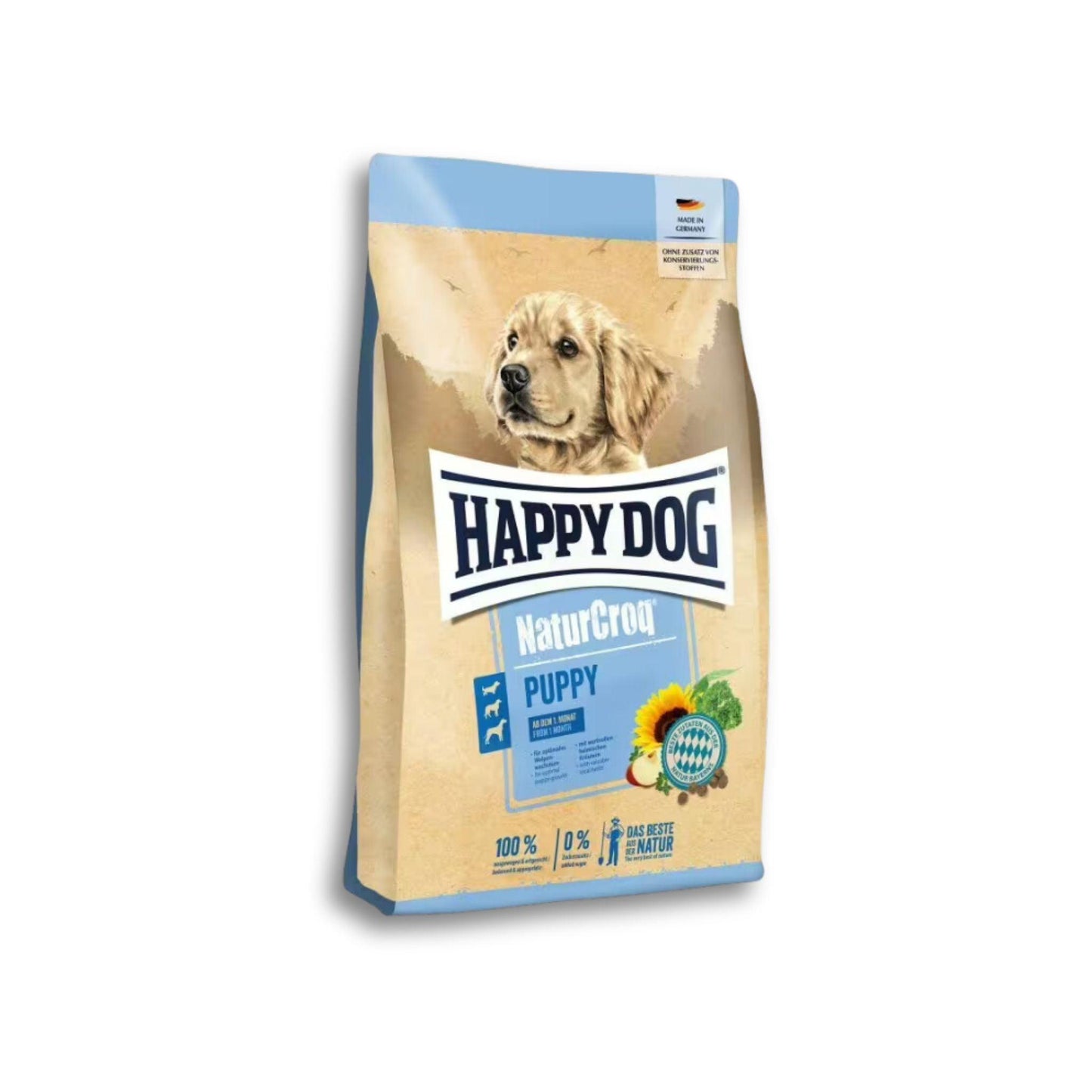 Happy Dog - NaturCroq Puppy הפי דוג לגורי כלבים נייצ'ר קרוק פאפי 15 ק"ג