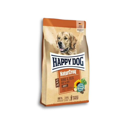 Happy Dog - NaturCroq Beef הפי דוג לכלבים נייצ'ר קרוק בקר 15 ק"ג