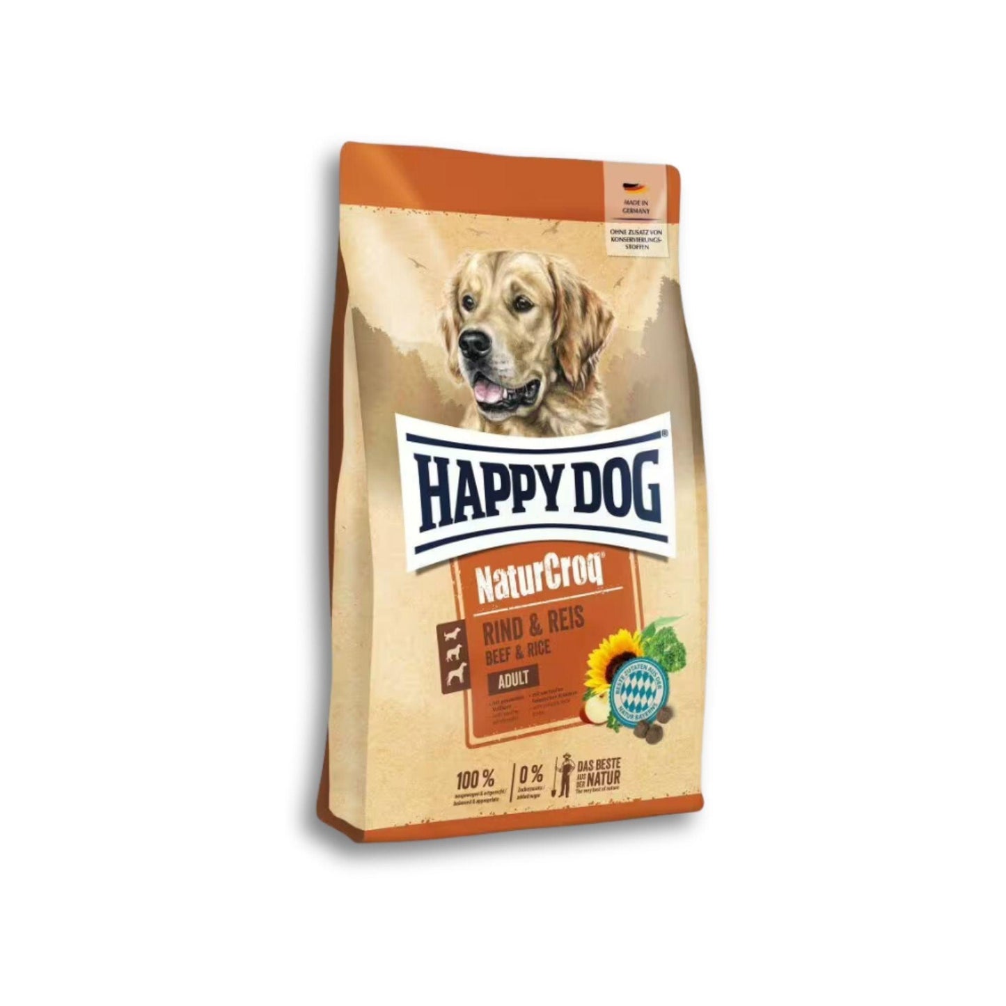 Happy Dog - NaturCroq Beef הפי דוג לכלבים נייצ'ר קרוק בקר 4 ק"ג