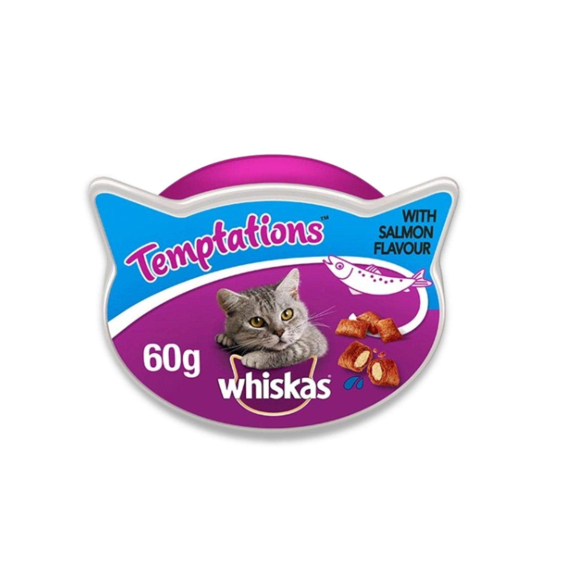 Whiskas - חטיף ויסקס סלמון טמפטיישן 60 גרם