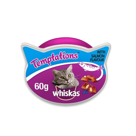 Whiskas - חטיף ויסקס סלמון טמפטיישן 60 גרם