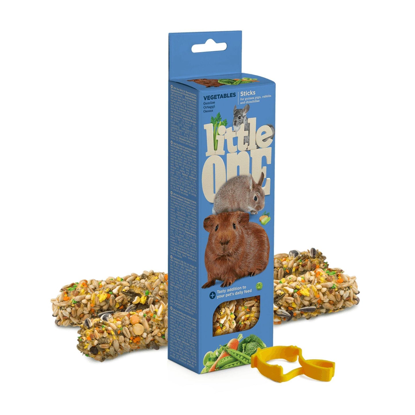 Little One ליטל וואן מקלות ירקות לארנבים, שרקנים וצ’ינצ’ילות 120 גרם