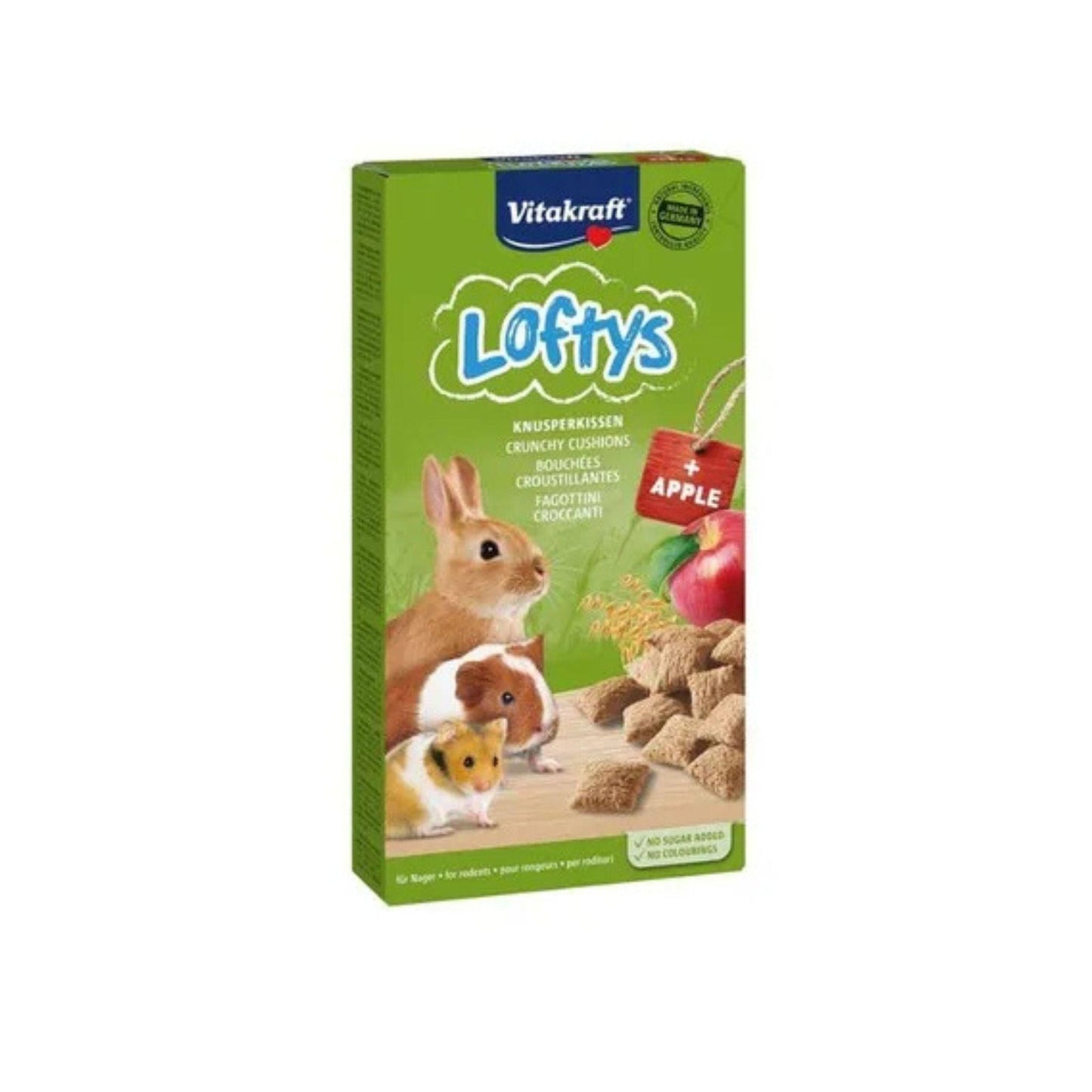 Vitakraft ויטאקראפט לופטיז כריות קראנצ’יות בטעם תפוח 100 גרם