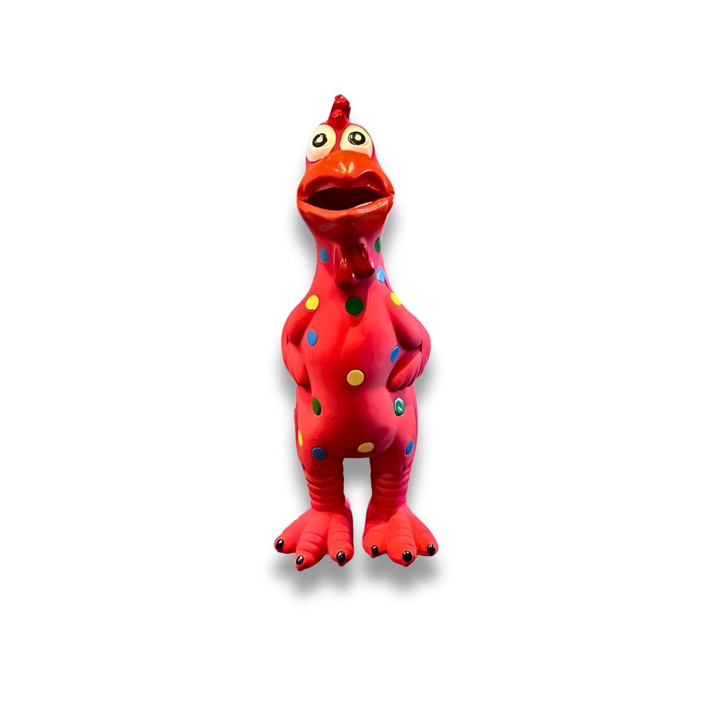 DOBOPET צעצוע תרנגול לכלב מצפצף דובופט