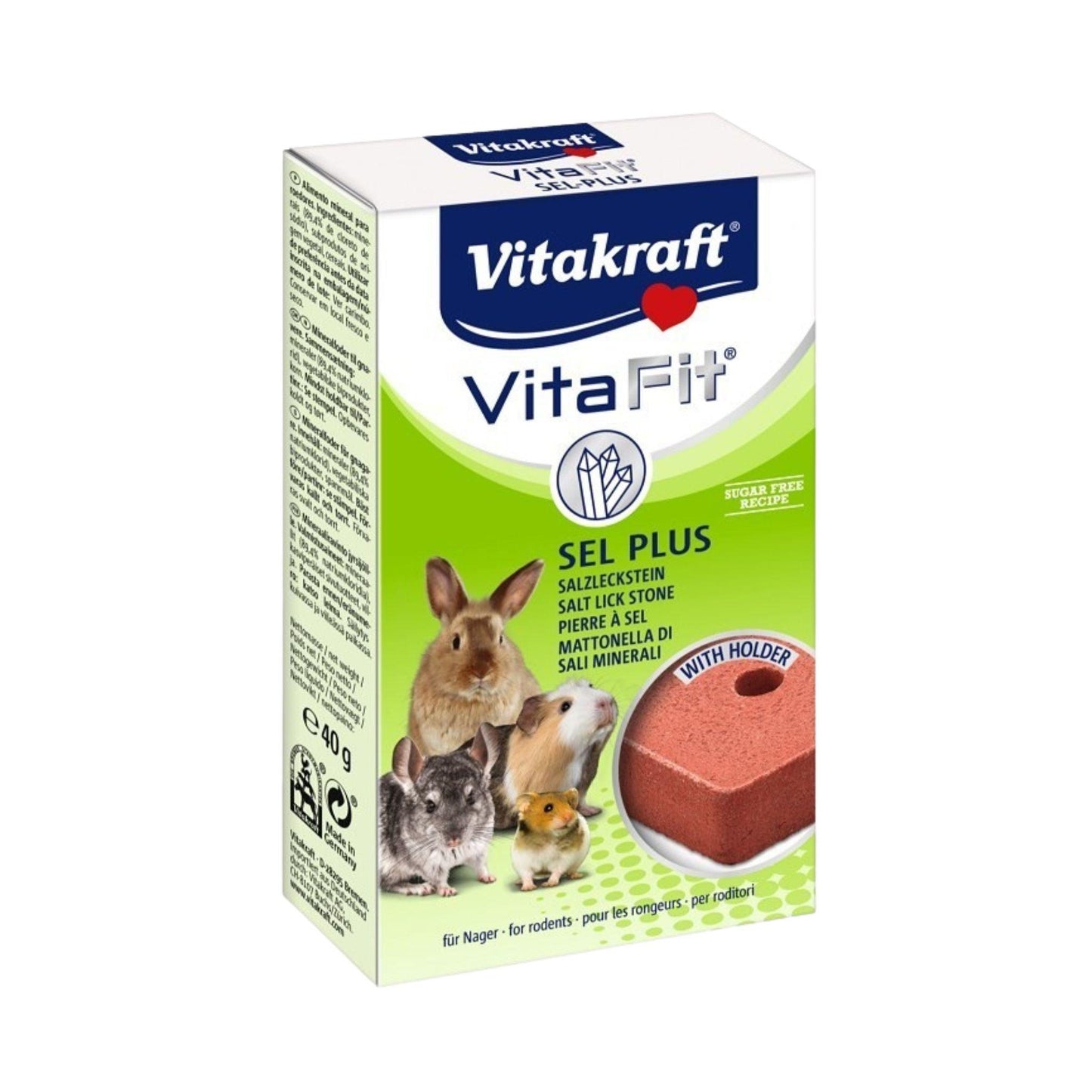 Vitakraft אבן קלציום ומינרלים למכרסמים ויטאקראפט 40 גרם