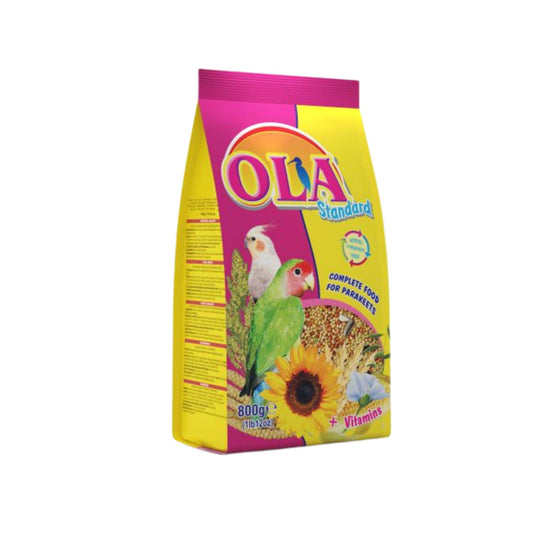 OLA אולה מזון מלא לקוקטילים וציפורי אהבה 1 ק”ג