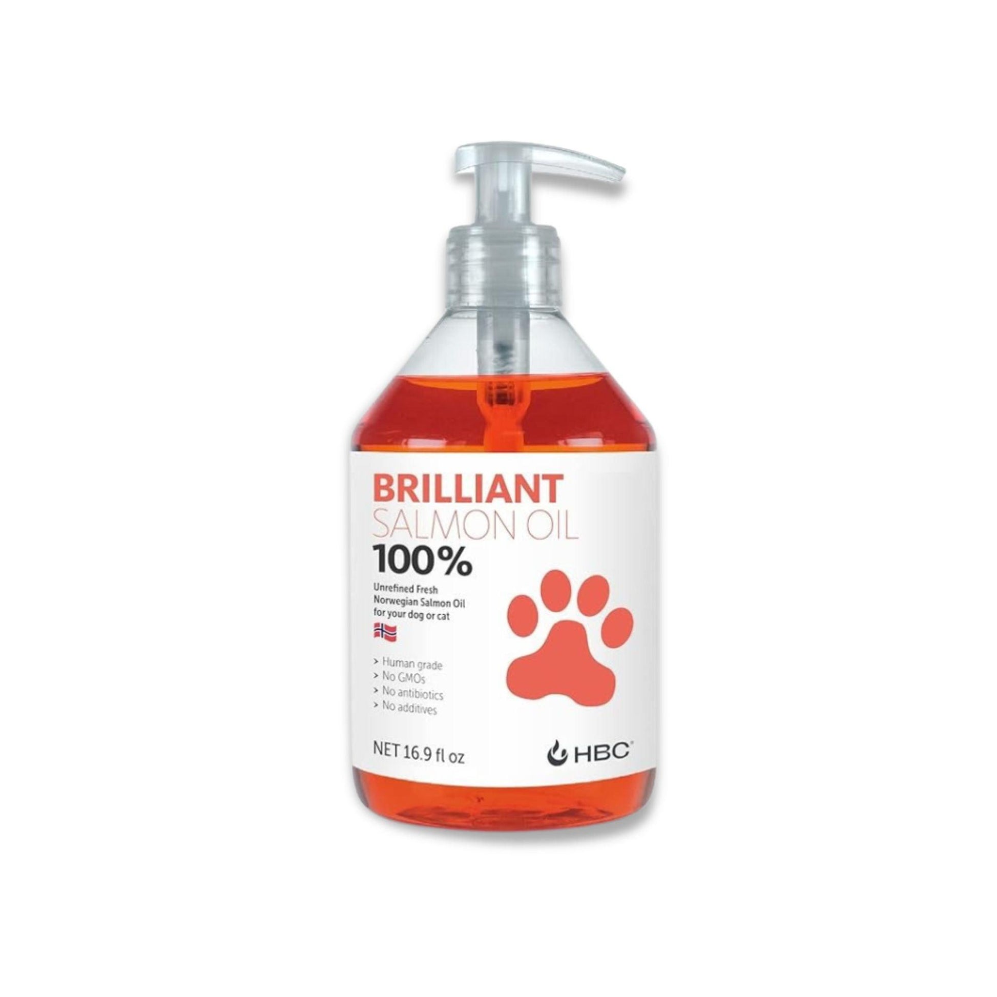 Brilliant Salmon Oil - שמן סלמון לכלבים וחתולים בריליאנט 300 מ"ל