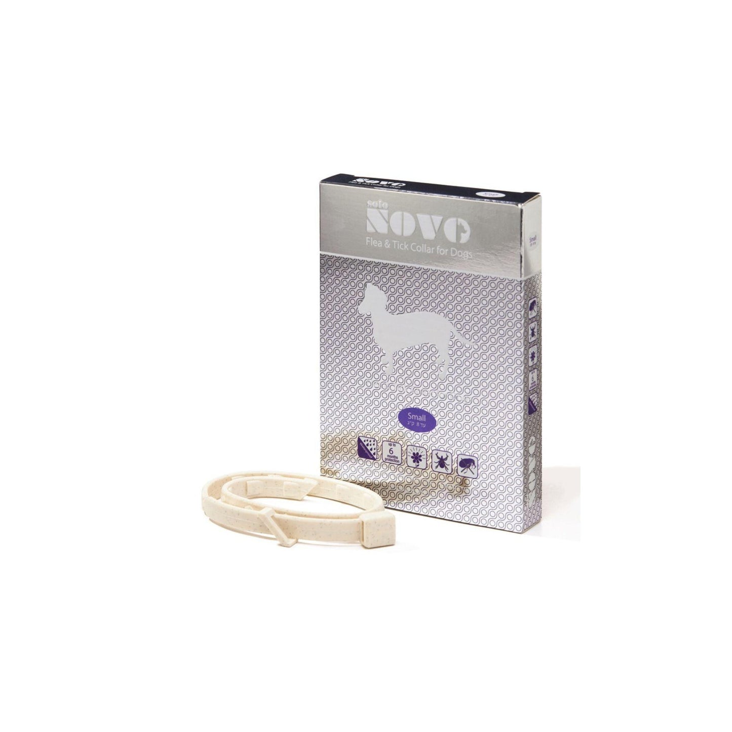 Novo Collar - קולר נובו נגד פרעושים וקרציות לכלב קטן עד 8 ק"ג