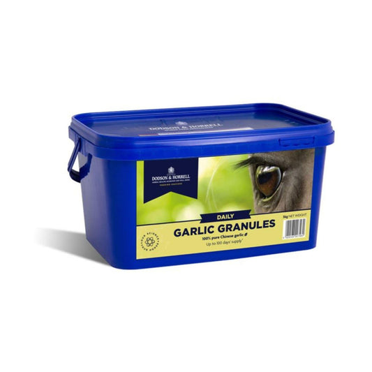DODSON & HORRELL GARLIC GRANULES דודסון והורל גרגירי שום תוסף תזונה לסוסים 1.5 ק”ג
